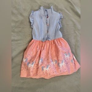 Little Angels Unicorn Dress Size 5